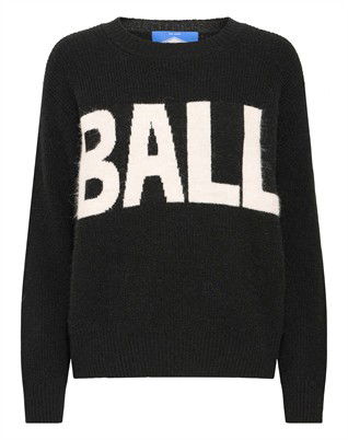 BaStacy Rib Logo Pullover Strik 